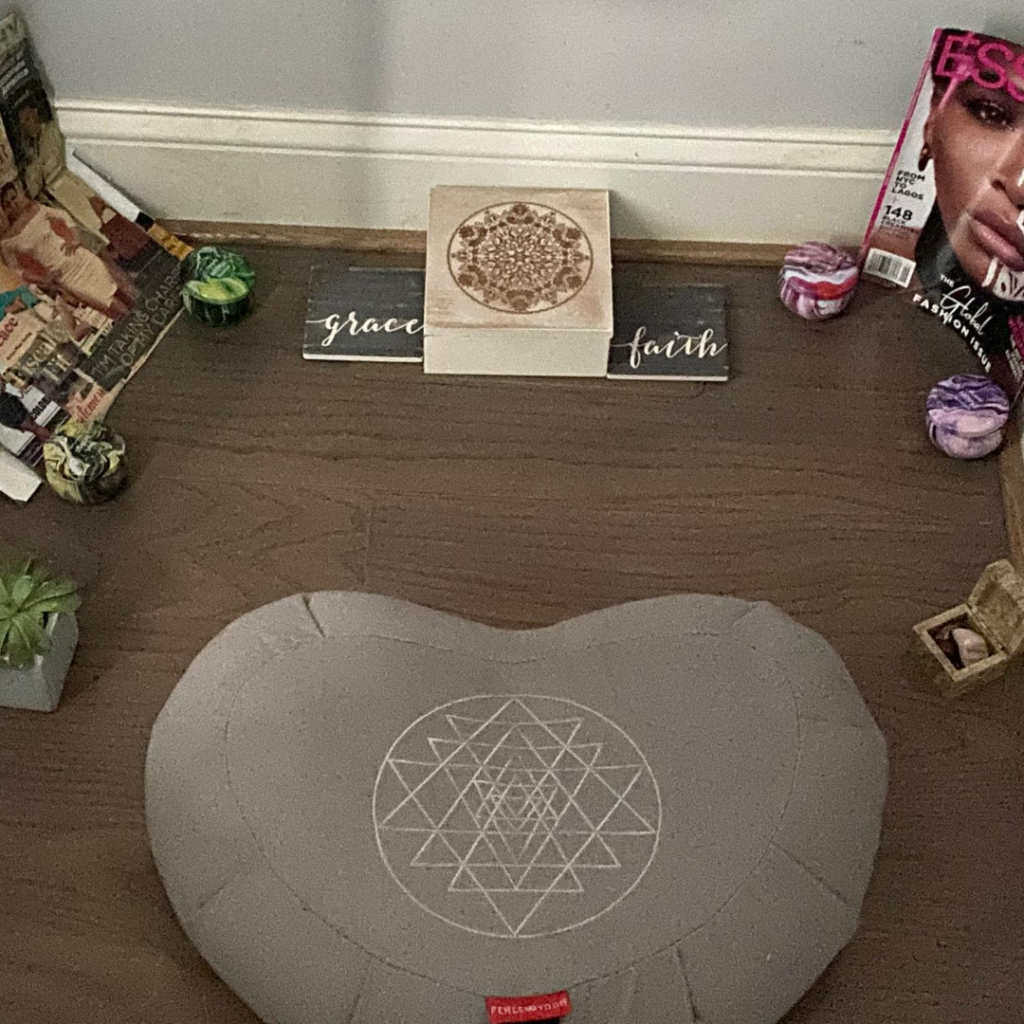 how to create your own meditation corner